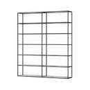 Freestanding Bookshelf System - Modern Display Storage with Custom Shelves LIUM Decorative Shelving Unit XL 2x6