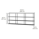 LIUM Decorative Shelving Unit XL 3x3