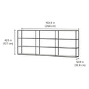 LIUM Decorative Shelving Unit XL 3x3