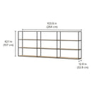 LIUM Decorative Shelving Unit XL 3x3