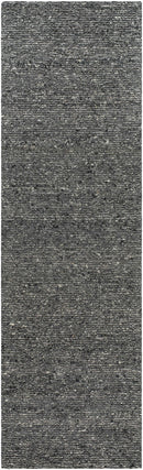 Winta Black Wool Area Rug