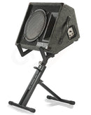 Guitar Combo Amplifier Stand by GRIFFIN - PA Speaker Karaoke Monitor Holder - Low Profile Pro-Audio Amp Tilt Back Mount Stand for Speaker Cabinet