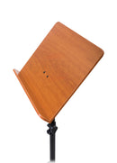 Wood Sheet Music Stand by GRIFFIN-Portable Musical Instrument Accessory for Conductors, Violin, Clarinet, Guitar & Other Players Folding Tripod