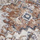 Rust Hera Washable Area Rug - Clearance