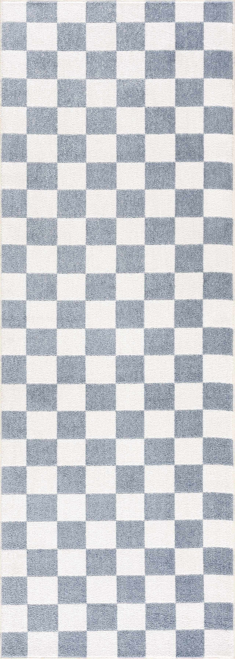 Brone Checkered Washable Area Rug