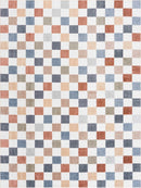 Alie Colorful Checkered Washable Rug