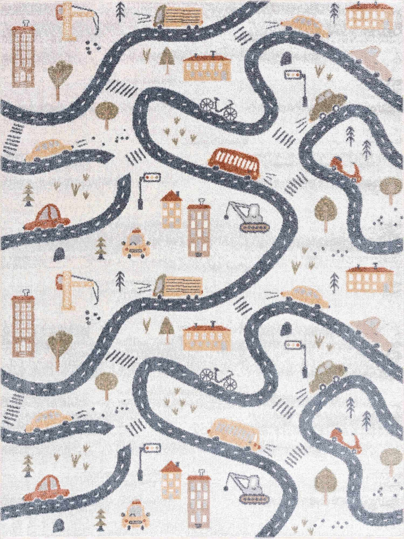 Mave Roads Washable Rug for Kids