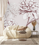 Elegant Gentle Peonies Wallpaper Smart