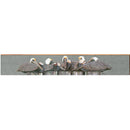 Art Lamay | Dock Pelicans | Wall Art Print on Real Wood