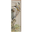 Art Lamay | Herons | Wall Art Print on Real Wood