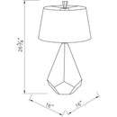 Weber Modern White Table Lamp