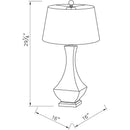 Fischer Traditional Sea Foam Table Lamp