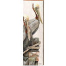 Art Lamay | Pelicans 2 | Wall Art Print on Real Wood