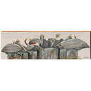 Art Lamay | Pelicans 3 | Wall Art Print on Real Wood