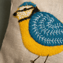 Linen lavender bag Embroidery kit - Spring Garden LNGAR4L