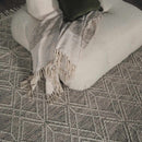 Ramsbury Beige Trellis Wool Rug