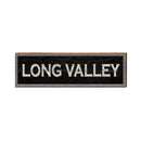 Long Valley Sign | Real Wood Art Print
