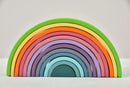 Wooden Rainbow Stacker Blocks