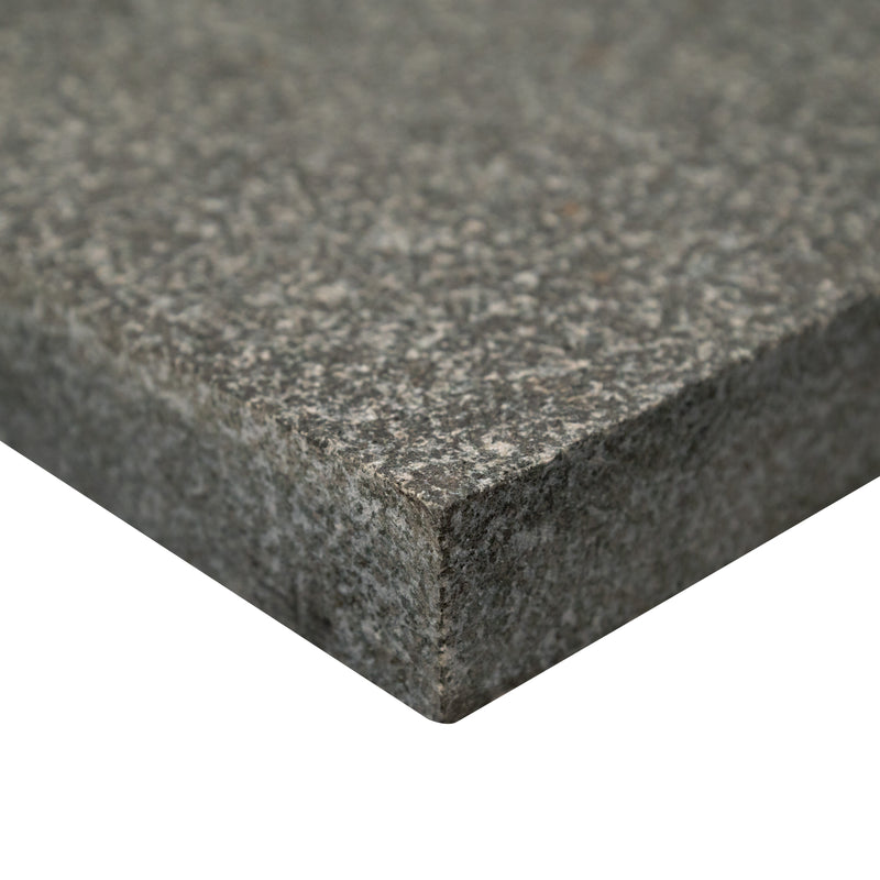 Gray Mist 12"x24" Flamed Granite Paver Floor Tile - MSI Collection product shot edge view 2