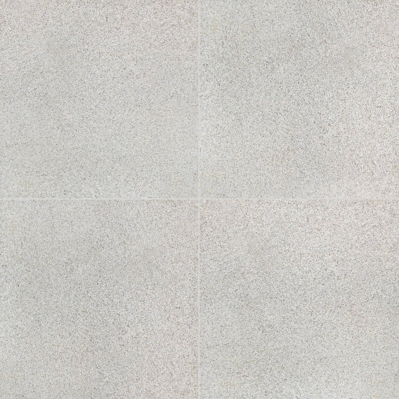 White Mist 12"x12" Flamed Granite Paver Floor Tile - MSI Collection product shot closeup view 2