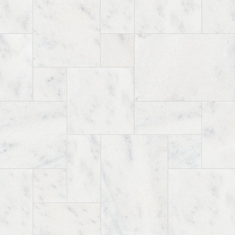 Sierra White Sandblast Marble Pavers Kit - MSI Collection