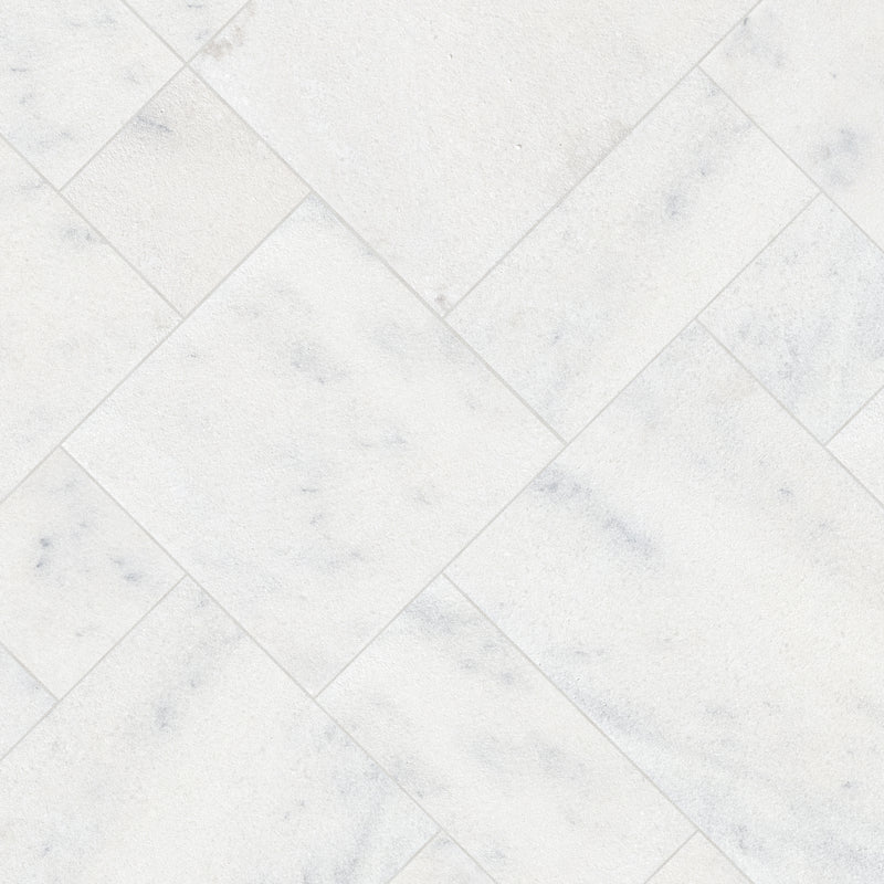 Sierra White Sandblast Marble Pavers Kit - MSI Collection