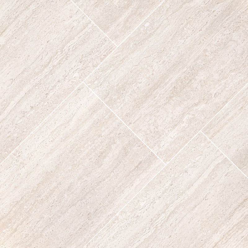 Cordova Lablanca 24"x48" Matte Porcelain Pavers - MSI Collection angle view