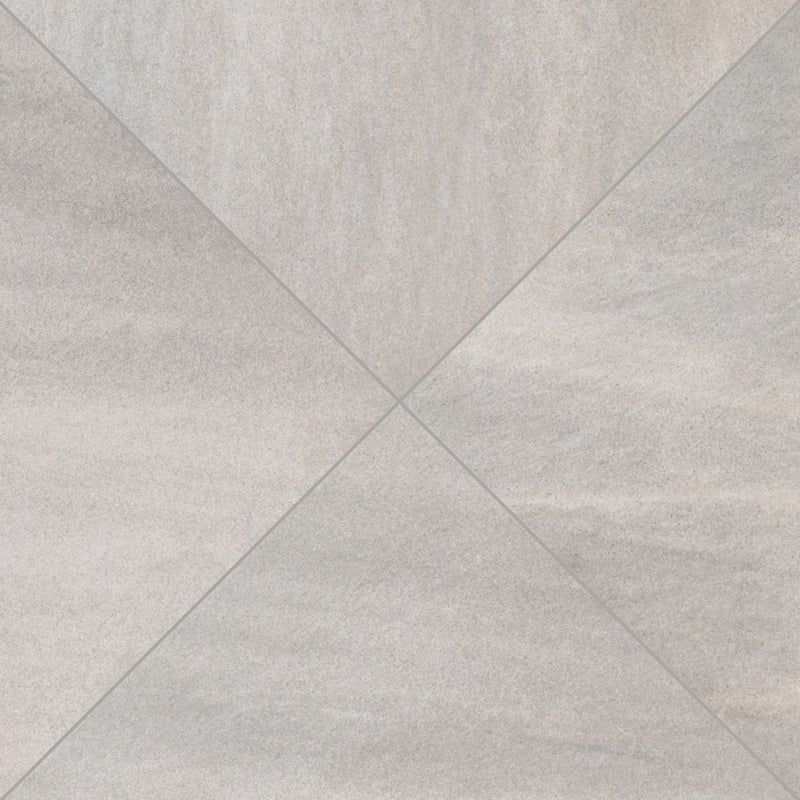 Fossil Snow 24"x24" Porcelain Paver - MSI Collection product shot angle view