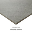 Fossil Snow 36"x36" Matte Porcelain Stone Look Paver - MSI Collection