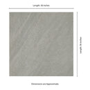 Fossil Snow 36"x36" Matte Porcelain Stone Look Paver - MSI Collection