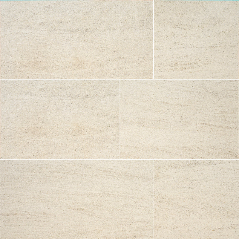 Livingstyle Beige 24"x48" Porcelain Paver Floor Tile - MSI Collection wall view