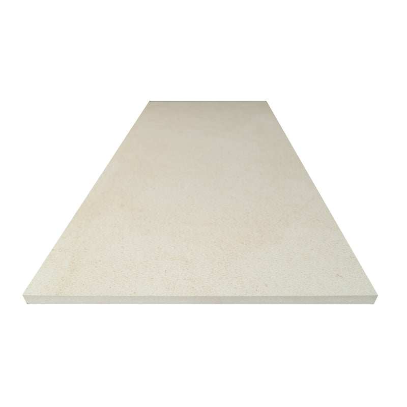 Livingstyle Cream 24"x48" Porcelain Paver Floor Tile - MSI Collection side view 2