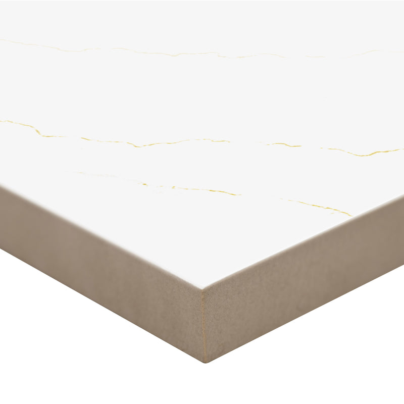 Miraggio Gold 24''x24'' Matte Porcelain Paver Floor Tile - MSI Collection product shot edge view