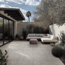 Quartz Silver Matte Porcelain Stone Look Paver - MSI Collection