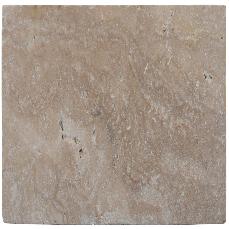 Tuscany Ivory Tumbled Pattern Pavers Floor Tile Kits - MSI Collection product shot wall view