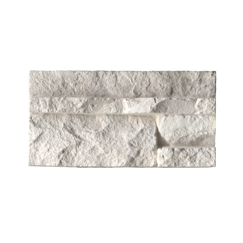 Danbury White Pattern Varying Length Wall Tile - MSI Collection panel view