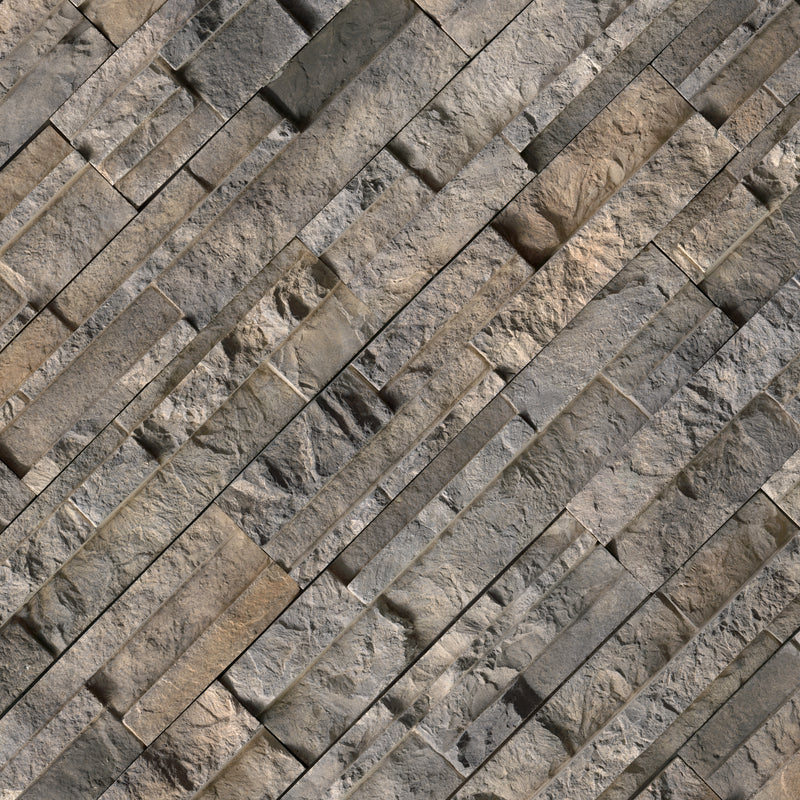 Rockford Multi Pattern Varying Length Wall Tile - MSI Collection panel angle view