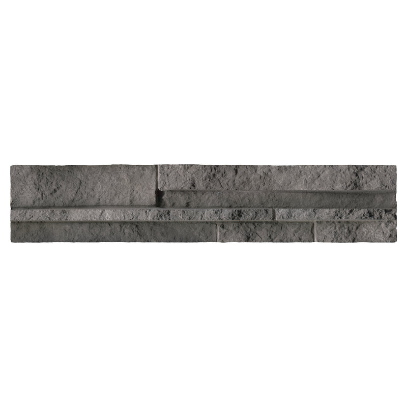 Sandown Silver Pattern Varying Length Wall Tile - MSI Collection panel view profile