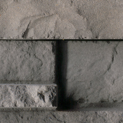 Sandown Silver Pattern Varying Length Wall Tile - MSI Collection panel angle edge closeup view