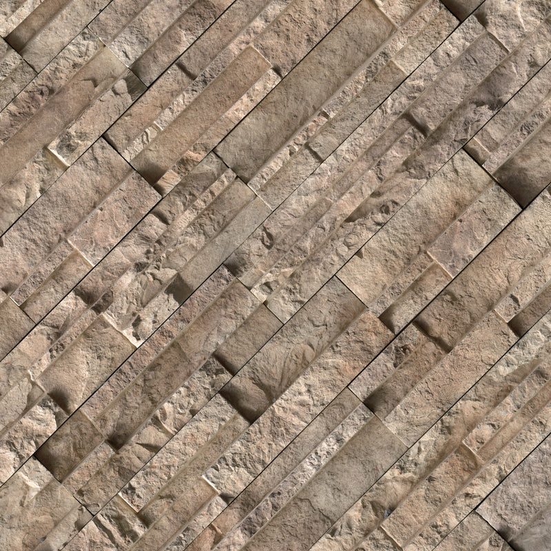 Woodville Rustic Pattern Varying Length Wall Tile - MSI Collection angle view