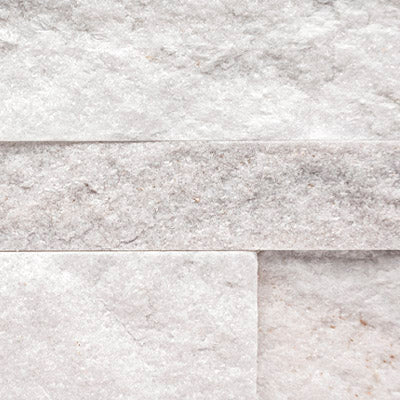 XL ROCKMOUNT Arctic Gray 9"x18" Splitface Ledger Panel Corner Quartzite Wall Tile - MSI Collection ledger closeup view 2