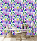 Modish Large Flowers Wallpaper
