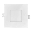 Luxrite LR23759 4" 10W LED Square Recessed Slim Wafer Selectable CCT
