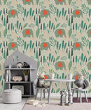 Elephant Pattern Wallpaper