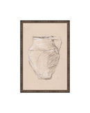 Vase Drawing Sepia