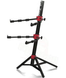 DJ Workstation Stand by FAT TOAD - 2-Tier Multiuse Sliding Piano Mount For Mixer, Digital Keyboard, MIDI Controller Tablet, Laptop Synthesizer