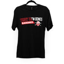 Throw Them Bones Blackshirts Unisex T-Shirt | Black | Multiple Sizes | Lou's Sporting Goods | 21N10DT104