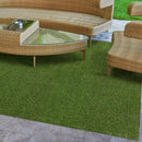 Wicker outdoor furniture set on a grassy area - LTRFPEME7.5X10-32MM66OZ