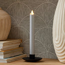 Light Gray Flameless Candle Taper