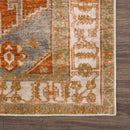 Kullar Orange Washable Area Rug